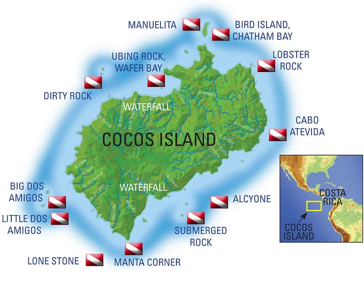 ココ島への行き方とスキューバダイビング